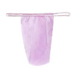 GSDGV 100 Stück Einweg-Slips, weicher T-String, für Spa Damen, Vlies-String für Frauen mit Bräunungsspray Spa Wraps Strümpfe Badzubehör (Rosa) von GSDGV