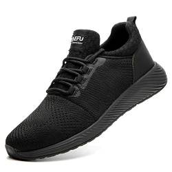 GSNOW Sicherheitsschuhe Herren Arbeitsschuhe Damen Leicht Bequeme Stahlkappenschuhe Arbeitsschutzschuhe Stahlkappe Sneaker von GSNOW