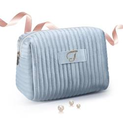 A-Z Monogrammierte Geschenke mit Diamanten für Frauen, zum Üben, Geburtstagsgeschenke für Frauen, Mutter, Hochzeitsgeschenke, individuelle Make-up-Tasche, große Kosmetiktasche, Reise-Kulturbeutel, von GSWOI