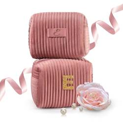 A-Z Monogrammierte Geschenke mit Diamanten für Frauen, zum Üben, Geburtstagsgeschenke für Frauen, Mutter, Hochzeitsgeschenke, individuelle Make-up-Tasche, große Kosmetiktasche, Reise-Kulturbeutel, von GSWOI