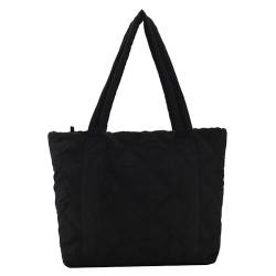 GSenhui Gesteppte Umhängetasche Damen Puffy Tote Bag Einfarbig Baumwolle Tragetasche Hobo Handtasche Shopper Puffy Quadratische Tasche Puffer Bag Winter Frauen von GSenhui