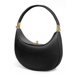 GSenhui Halbmond Handtasche Leder PU Crossbody Bag Halfmoon Achseltasche Dumpling Umhängetasche Hobo Schultertasche Moon Bag Abendtasche Y2K Shoulder Bag Clutch Elegant von GSenhui