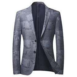 Herren-Blazer für Business und formelle Kleidung, modisch, ausgefallene Herrenanzüge, Blazer, 2286, XL von GTSFTJ