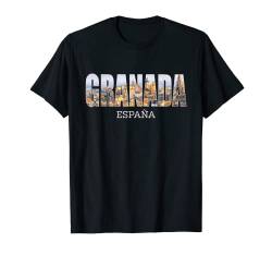 Granada Präfektur Granada Stadt España Vintage Design T-Shirt von GUADI