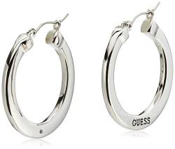 GUESS Basic Logo Creolen Ohrringe, S, Metall, No_Stone von GUESS