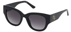 GUESS Damen 0 Sonnenbrille, Shiny Black, 50 von GUESS