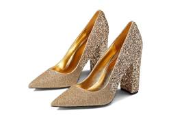 GUESS Damen Abigail Pumps, Gold, 37.5 EU von GUESS