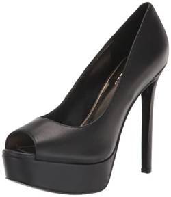 GUESS Damen Cacei Pumps, Schwarzes Leder 001, 40 EU von GUESS