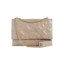 GUESS Damen Deesa Convertible Flap, wandelbare Umhängetasche, Crossbody-Klappe, Taupe von GUESS