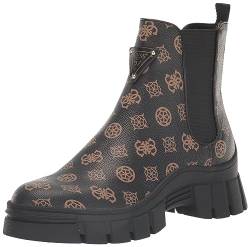 GUESS Damen Hestia Stiefelette, Braun/Schwarz 210, 10 von GUESS