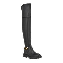 GUESS Damen Jellio Overknee-Stiefel, Schwarz 001, 39.5 EU von GUESS