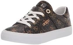 GUESS Damen Loven Sneaker, Braun Multi 908, 36 EU von GUESS