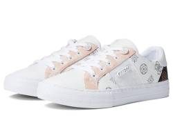GUESS Damen Loven Sneaker, Weiß/Pink, 37 EU von GUESS