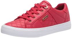 GUESS Damen Loven Sneaker, rot 610, 39 EU von GUESS