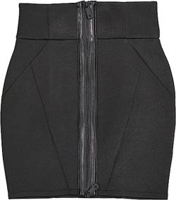 GUESS Damen Minirock schwarz (as3, Alpha, l, Regular, Regular) von GUESS