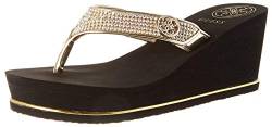 GUESS Damen Sarraly Flipflop, Gold 771, 36.5 EU von GUESS