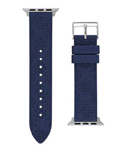 GUESS Damen-Smartwatch-Armband kompatibel mit Apple Watch (38 mm-40 mm), Blau, blau von GUESS