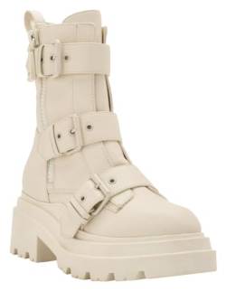 GUESS Damen Valicia Stiefelette, Elfenbein, 37 EU von GUESS