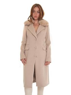 GUESS Damenmantel New Laurence Coat w3bl20wfih2, beige, XL von GUESS