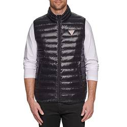 GUESS Herren 112an070-schwarz, klein Weste Jacke, Schwarz, S von GUESS