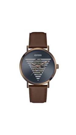 GUESS Herren Armbanduhr Idol 44 mm Armband Leder GW0503G4 von GUESS