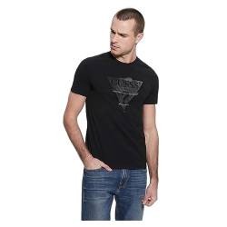 GUESS Herren Shirt schwarz/grau S von GUESS