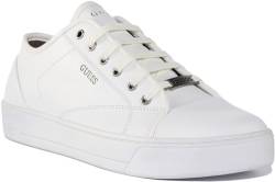 GUESS Herren Udine CARRYOVER Sneaker, Weiß, 41 EU von GUESS