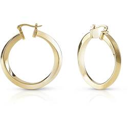 GUESS Hoops Don't Lie JUBE01484JWYGT-U Marke, Einheitsgröße, Unkostbare Metalle, Ohne Edelstein von GUESS