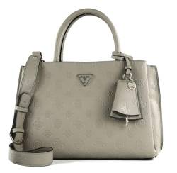 GUESS Jena Elite Luxury Satchel Taupe Logo von GUESS