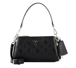 GUESS Jena Girlfriend Shoulder Bag Black Logo von GUESS