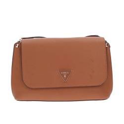 GUESS Meridian Flap Crossbody, braun(cognac), Gr. N von GUESS