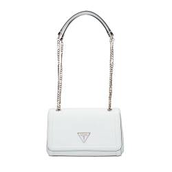 GUESS Noelle Covertible Xbody Flap Bag White von GUESS