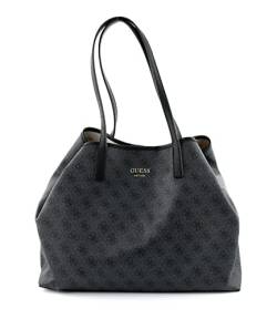 GUESS Women Vikky Large Tote Bag, Kohle von GUESS