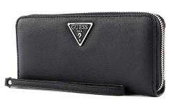 GUESS Womens Ambrose SLG Large Zip Around Accessory-Travel Wallet, Bla von GUESS