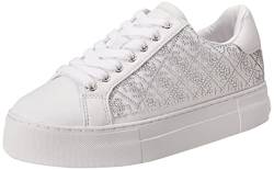 Gelsen Sneaker mit Strass-Logo, knöchelfrei, silber, 39 EU von GUESS