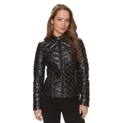 Giacca donna Guess piumino new Vona logo jacket nero ES24GU01 W4RL02WFWM0 M von GUESS