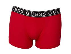 Guess Boxershorts für Herren, elastischer, exponierter Stretch-Baumwollunterwäsche Artikel UO1F05JR00A Boxer, B522 Rosso, S von GUESS