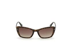 Guess Damen 0 Sonnenbrille, Dark Havana, 52 von GUESS