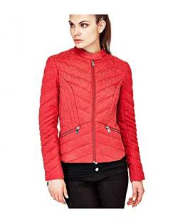 Guess Damen Daunenjacke, gesteppt, Felicia, Rot (Rft) Gr. L, rot von GUESS