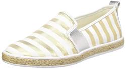 Guess Damen Fabric Active Pumps, Mehrfarbig Weißgold, 36 EU von GUESS