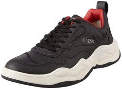 Guess Herren Bassano Smart Gymnastikschuh, Schwarz, 43 EU von GUESS