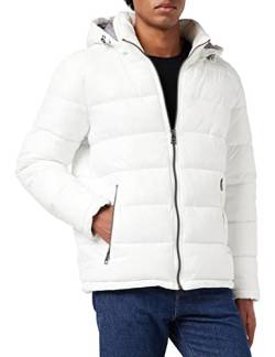 Guess Herren Mid Weight Puffer Jacket Jacke, Weiß, S EU von GUESS