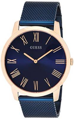 Guess Herren. Analog Quarz Uhr mit Edelstahl Armband W1263G4 von GUESS