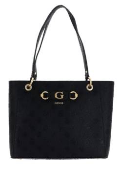 Guess Izzy Peony Noel Tote black logo von GUESS