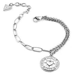 Guess Jewelry Armband Liebe Herz Swarovski, Einheitsgröße, Metall, Kein Edelstein von GUESS