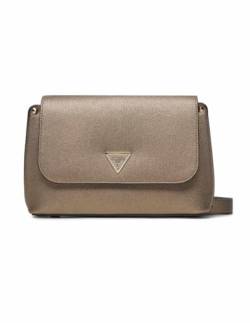 Guess Meridian Flap Crossbody Bag Pewter von GUESS