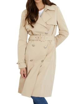 guess Trenchcoat Damen Asien, beige, 36 von GUESS