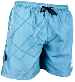 GUGGEN Mountain Badehose für Herren Schnelltrocknende Badeshorts Beachshorts Boardshorts Schwimmhose Männer Blau M von GUGGEN Mountain