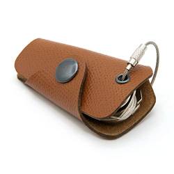 GUGGIARI® - Schlüssel Organizer aus echtem Leder - Made in Italy - praktischer Schlüsselanhänger für Männer und Frauen- MARRONE von GUGGIARI