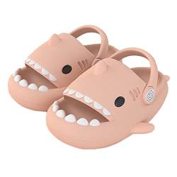 GULAKY Cloud Shark Slides Kinder Hai Hausschuhe Pillow Slippers rutschfest Badeschuhe Soft Badelatschen für Sommer Super Cute,Rosa.1,16 von GULAKY